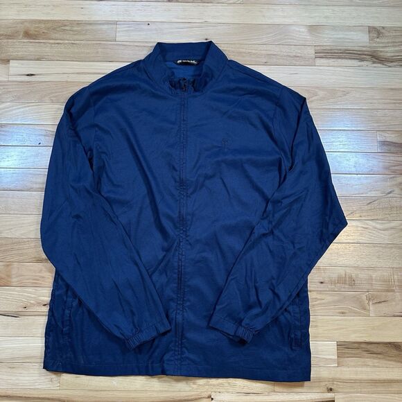 Travis Mathew Full Zip Fisticuffs Lightweight Golf Jacket Mens Size XXL Blue - Picture 1 of 8